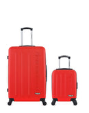 AMERICAN TRAVEL - LOT DE 2 - Valises grand format et cabine XXS BRONX