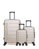 SWISS KOPPER - LOT DE 3 - Valises grand format, cabine et cabine XXS AIGLE