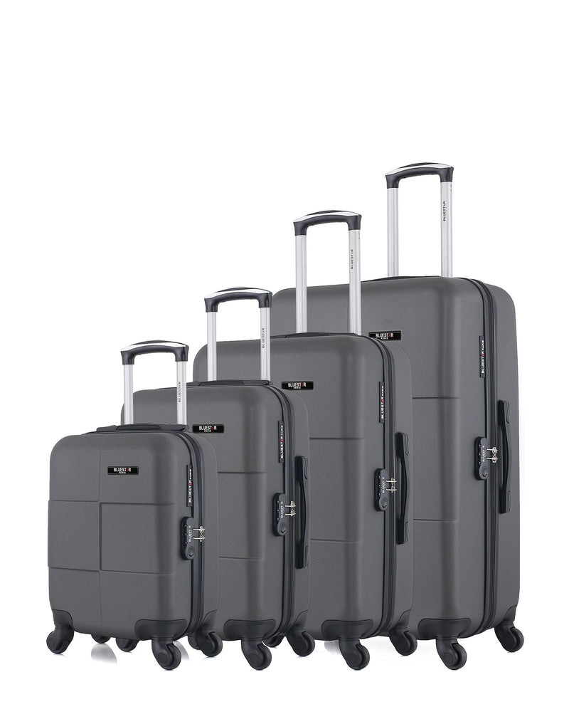BLUESTAR - Set de 4 Valises MIAMI-M 75 cm 4 Roues