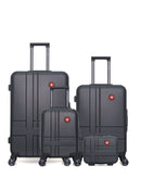 SWISS KOPPER - LOT DE 4 - Valise Grand Format, Valise Week-end, Valise Cabine XXS et Vanity USTER