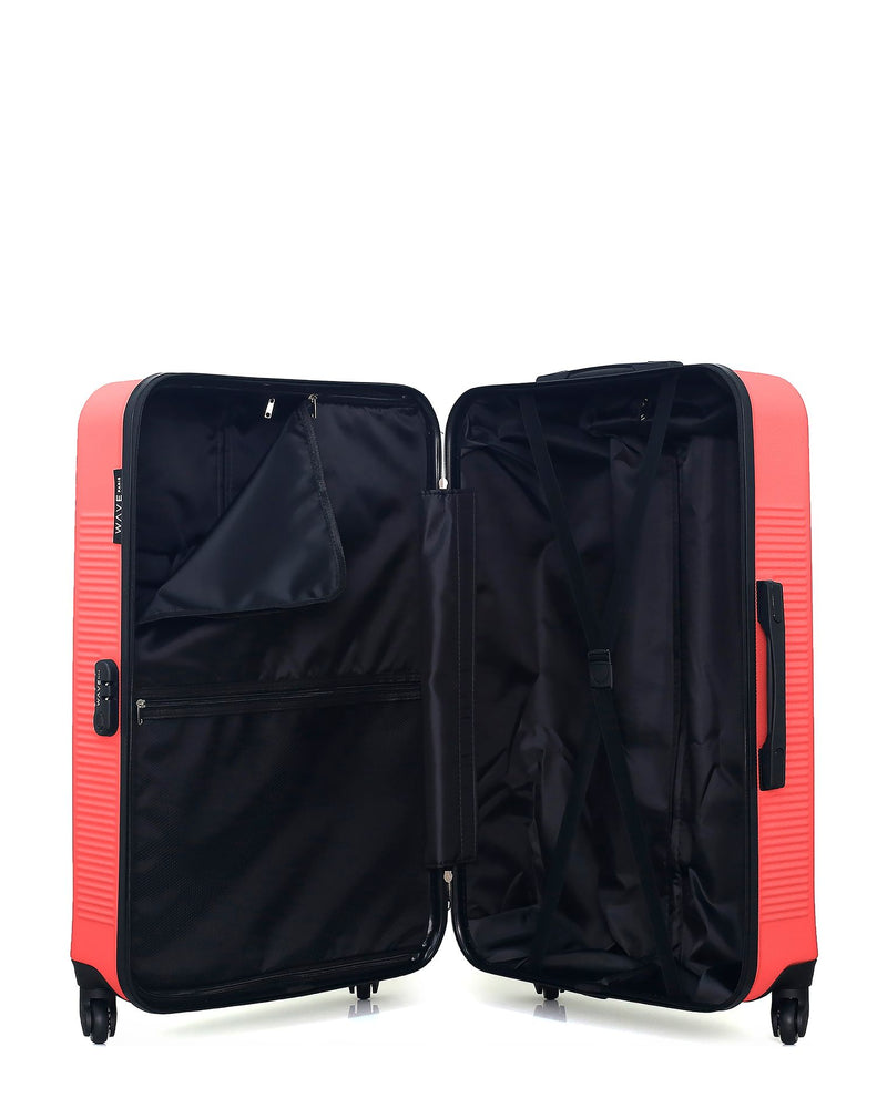 WAVE PARIS - Lot de 3 - Valise grand format, valise weekend et valise cabine SELENGA