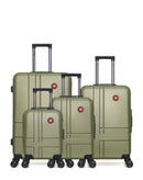 SWISS KOPPER - LOT DE 4 - Valises grand format, weekend, cabine et cabine XXS USTER
