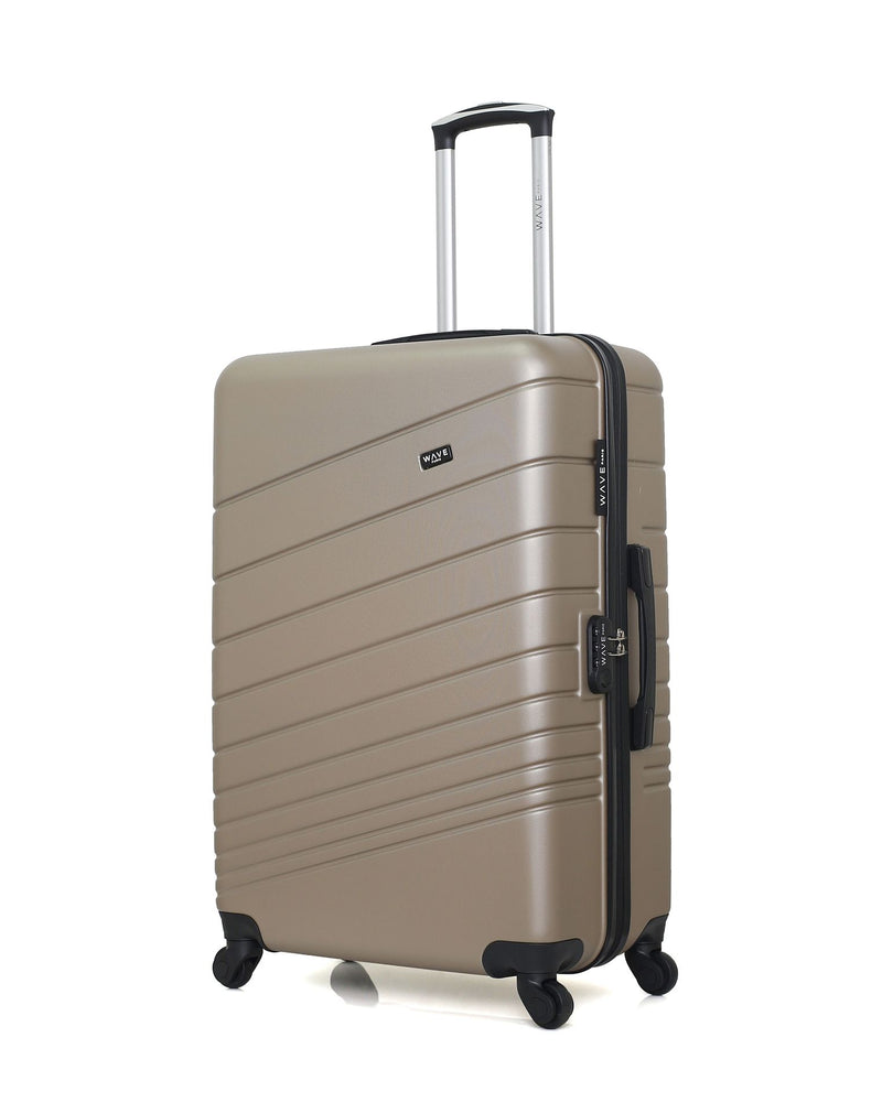 WAVE PARIS - Lot de 3 - Valises grand format, weekend et cabine TIGRE