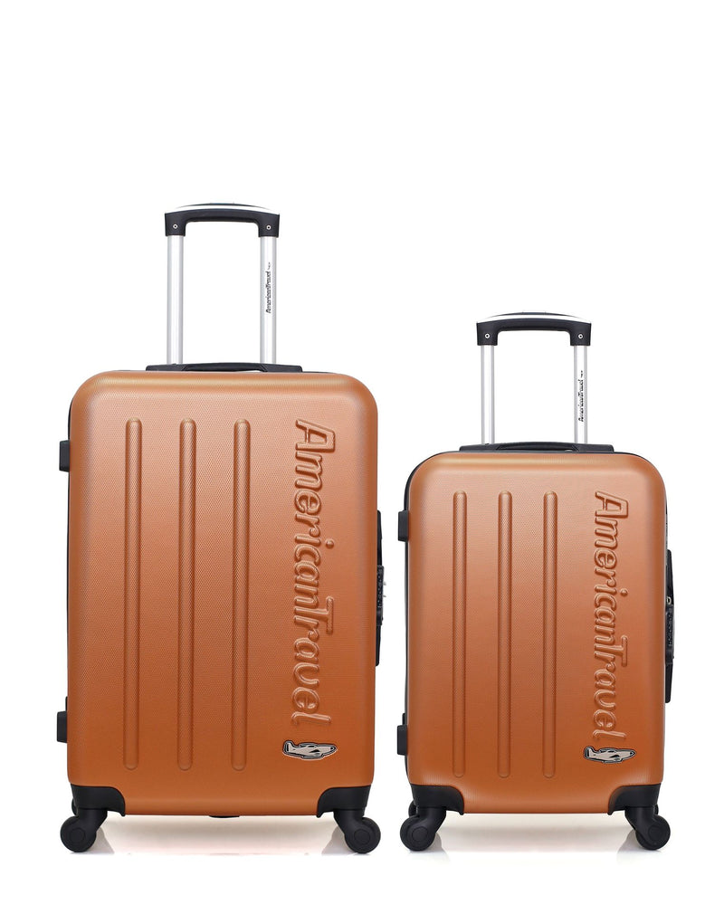 AMERICAN TRAVEL - Lot de 2 - Valises weekend et cabine BRONX