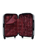 AMERICAN TRAVEL - Lot de 3 - Valises grand format BUDAPEST, weekend CHELSEA et cabine QUEENS