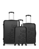 LPB LUGGAGE - Lot de 3 - Valises grand format, weekend et cabine ELEONOR