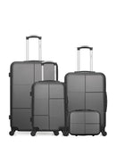 HERO - LOT DE 4 - Valises grand format, weekend, cabine et vanity CORONADO