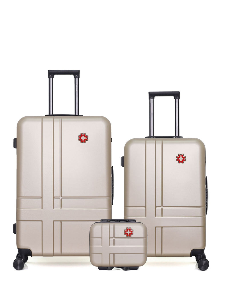 SWISS KOPPER - LOT DE 3 - Valises grand format, weekend et vanity USTER