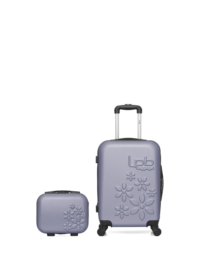 Lot de 2 - Valise cabine et vanity ELEONOR