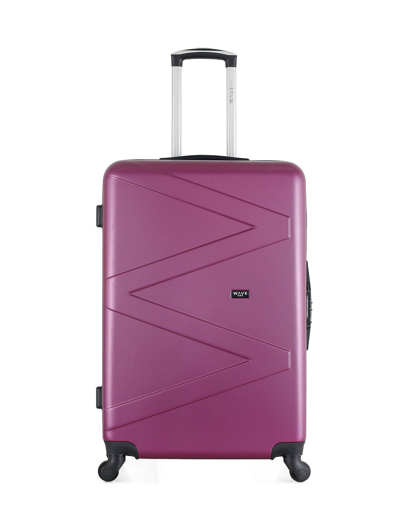 WAVE PARIS - Valise Grand Format ABS AMAZONE 4 Roues 75 cm