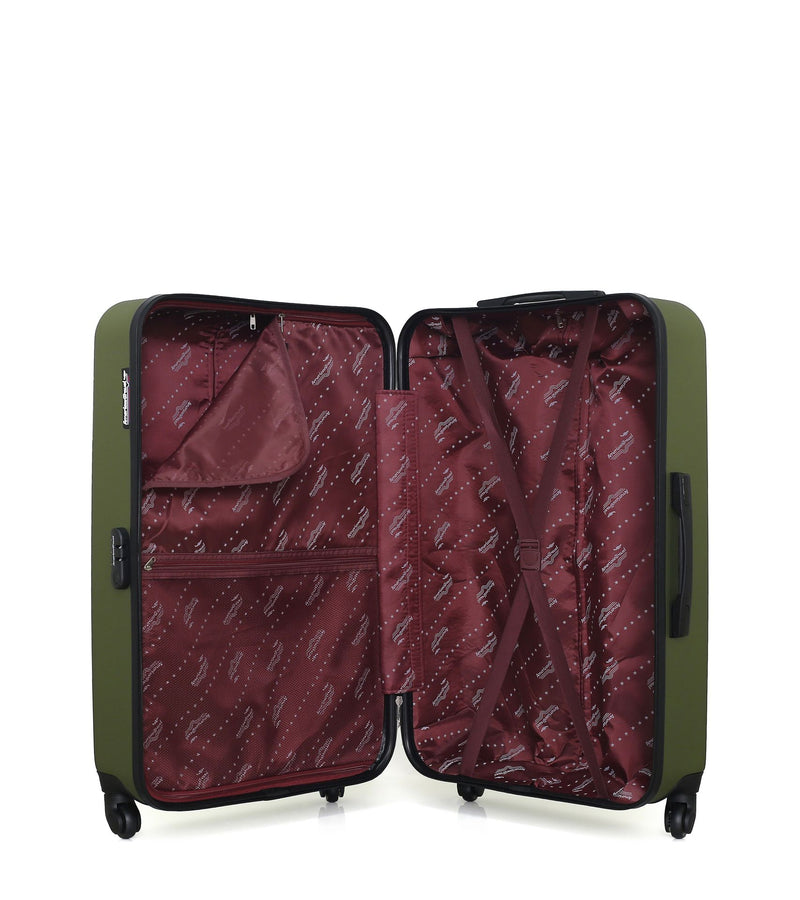 AMERICAN TRAVEL - LOT DE 3 - Valises grand format, cabine et cabine XXS QUEENS