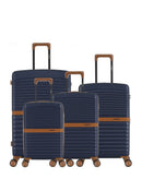 Lot de 4 Valises Rigides Grand Format, Week-end, Cabine et Cabine XS BELAIR