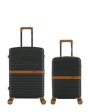 Lot de 2 Valises Rigides Week-end et Cabine XS BELAIR