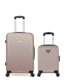 LPB LUGGAGE - LOT DE 2 - Valises weekend et cabine XXS AGATA
