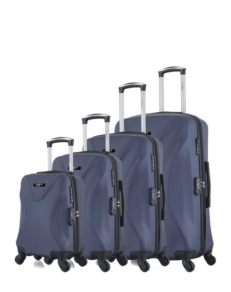BLUESTAR - Set de 4 Valises GARIBALDI-M 75 cm 4 Roues