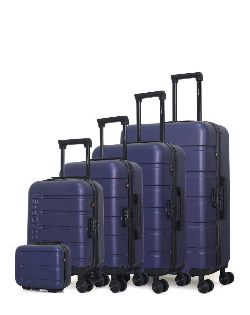 SWISS KOPPER - Set de 5 Valises AIGLE-U 75 cm 4 Roues