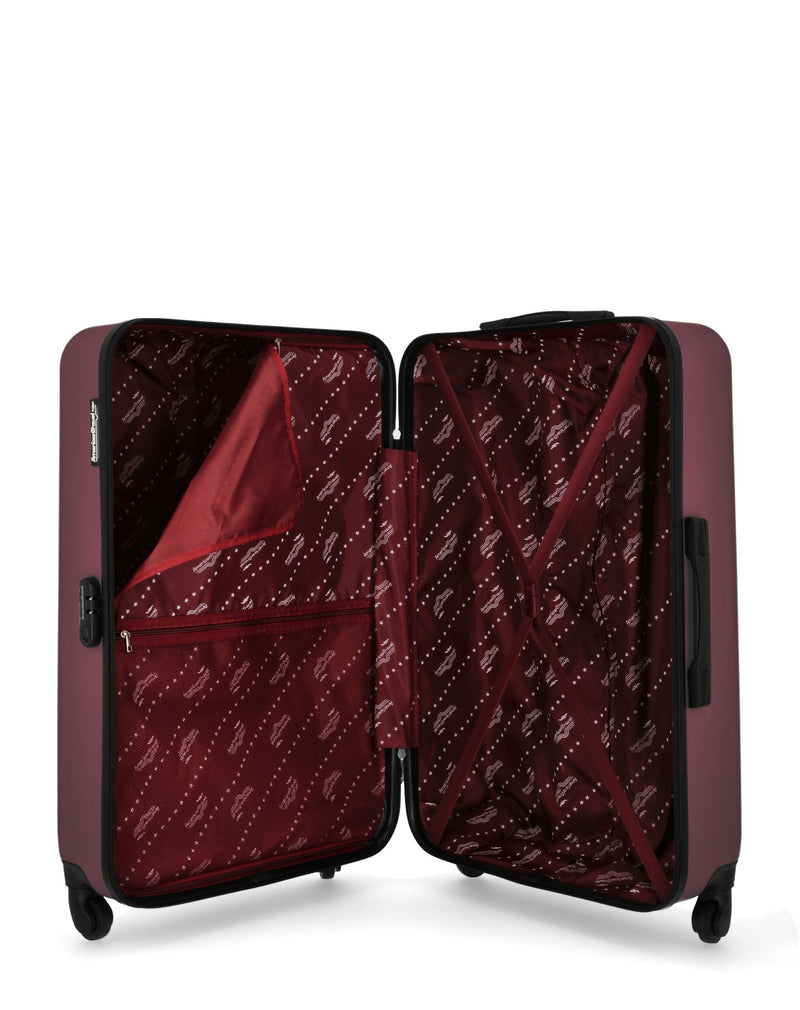 AMERICAN TRAVEL - Set de 4 Valises BRONX-M 75 cm 4 Roues