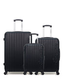 AMERICAN TRAVEL - LOT DE 3 - Valises grand format, weekend et cabine BUDAPEST