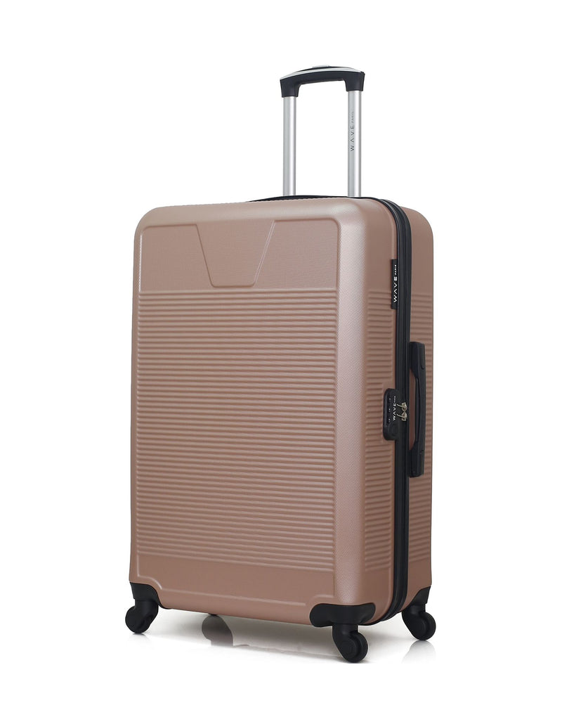 WAVE PARIS - Lot de 3 - Valise grand format, valise weekend et valise cabine SELENGA