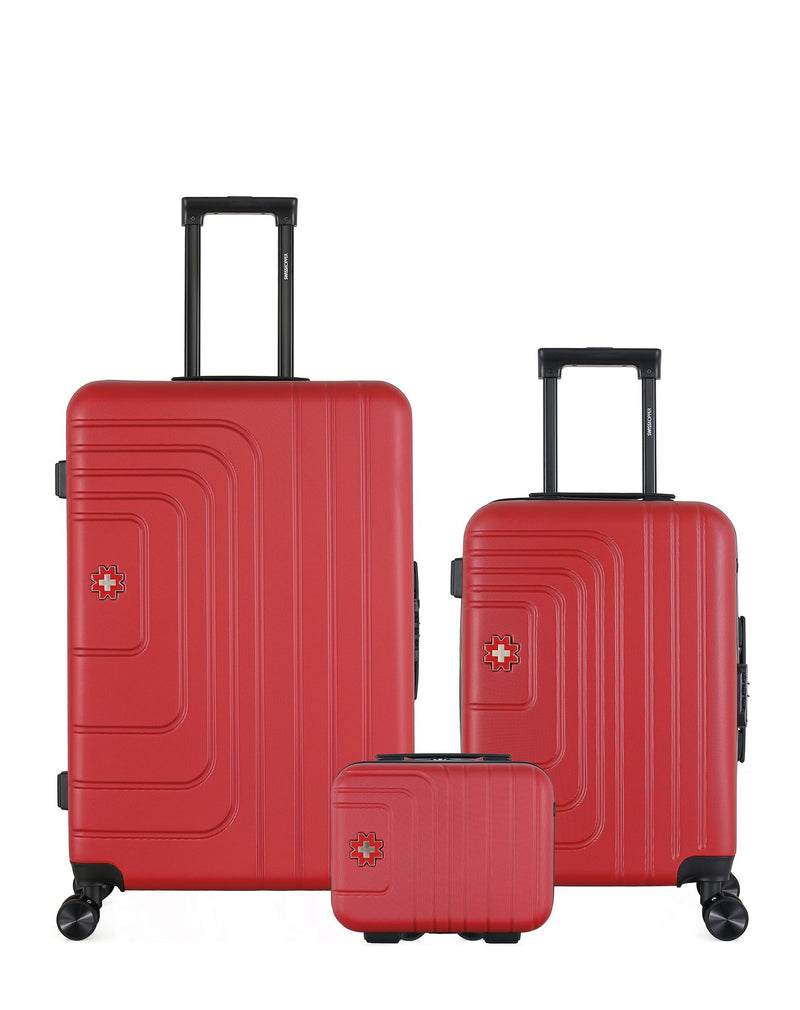 SWISS KOPPER - LOT DE 3 - Valise Grand Format, Valise Cabine et Vanity RUTI