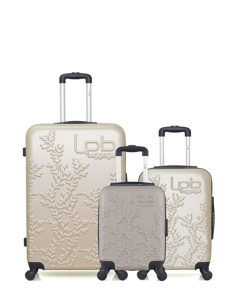 LPB LUGGAGE - LOT DE 3 - Valises grand format, cabine et cabine XXS NAIS