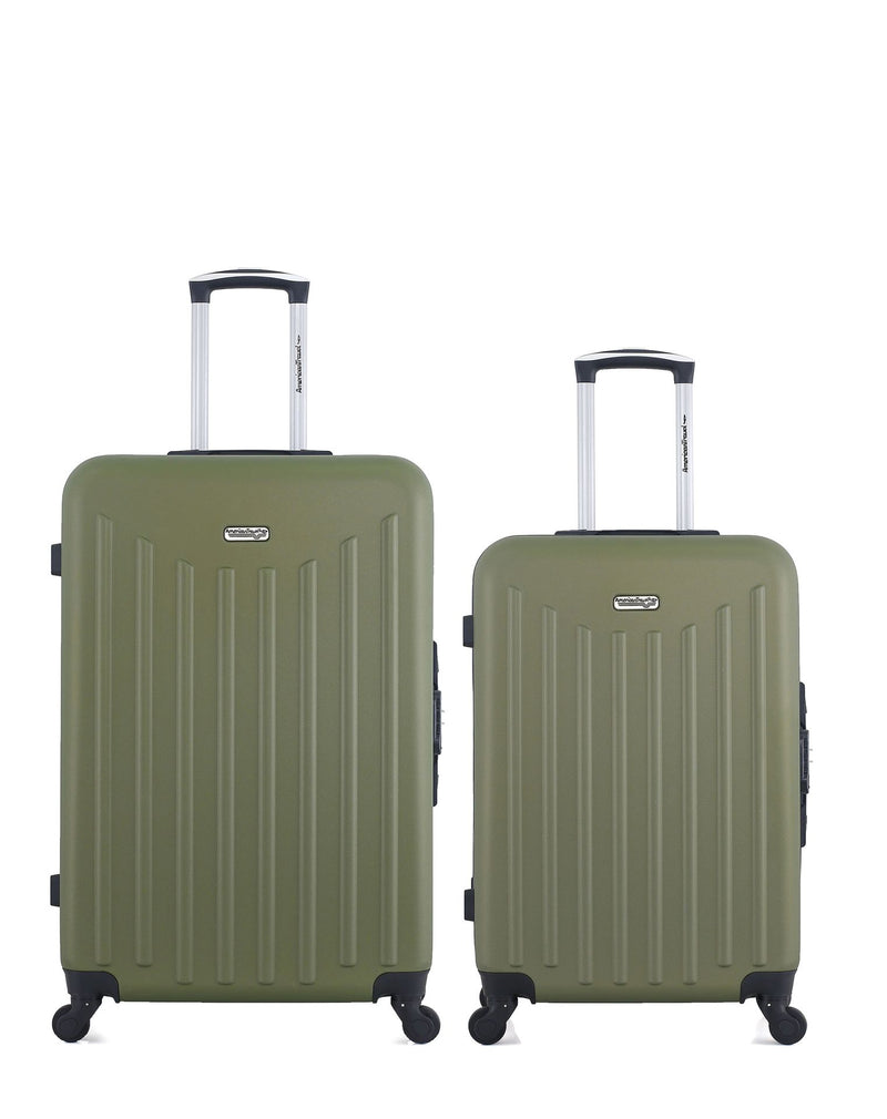AMERICAN TRAVEL - Lot de 2 - Valises grand format et weekend BROOKLYN