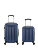 AMERICAN TRAVEL - LOT DE 2 - Valise Cabine et Valise Cabine XXS BROOKLYN