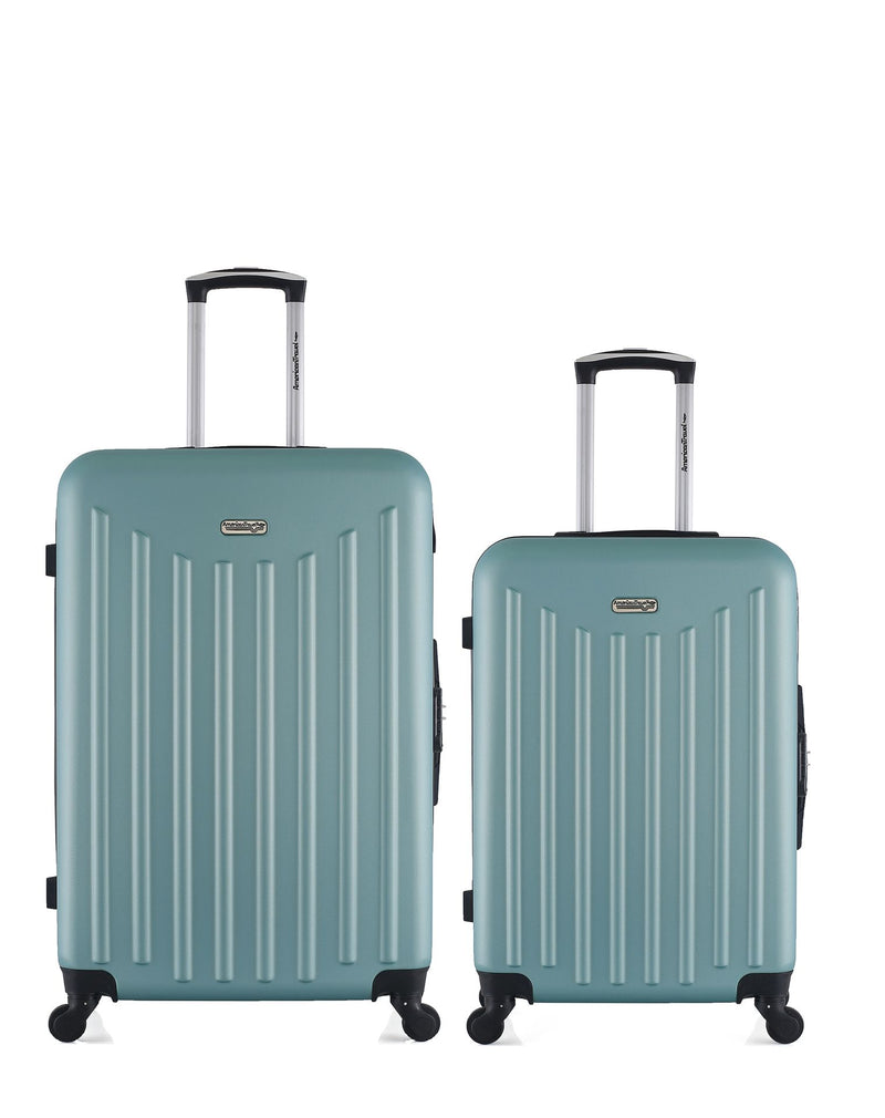 AMERICAN TRAVEL - Lot de 2 - Valises grand format et weekend BROOKLYN