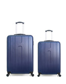 Lot de 2 Valises Rigides Taille Moyenne et Cabine ATLANTA