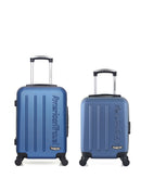 AMERICAN TRAVEL - LOT DE 2 - Valises cabine et cabine XXS BRONX