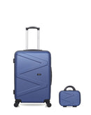 WAVE PARIS - Lot de 2 - Valises Weekend et Vanity AMAZONE