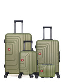 SWISS KOPPER - LOT DE 4 - Valise Grand Format, Valise Week-end, Valise Cabine XXS et Vanity RUTI