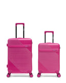 Lot de 2 Valises Rigides Taille Moyenne et Cabine WOHLEN