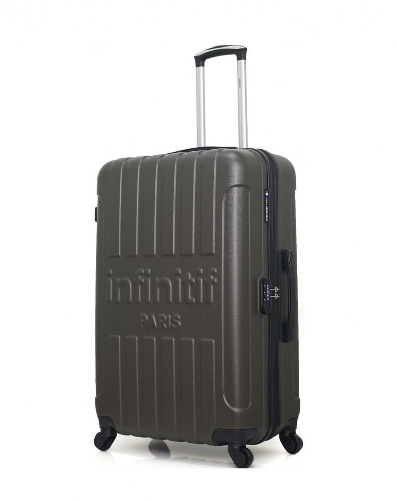 INFINITIF - Valise Grand Format ABS LUTON 4 Roues 75 cm