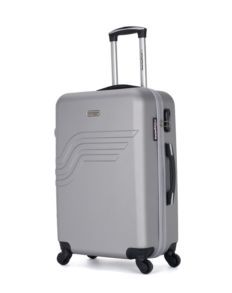 AMERICAN TRAVEL - Valise Weekend ABS QUEENS-A 4 Roues 60 cm