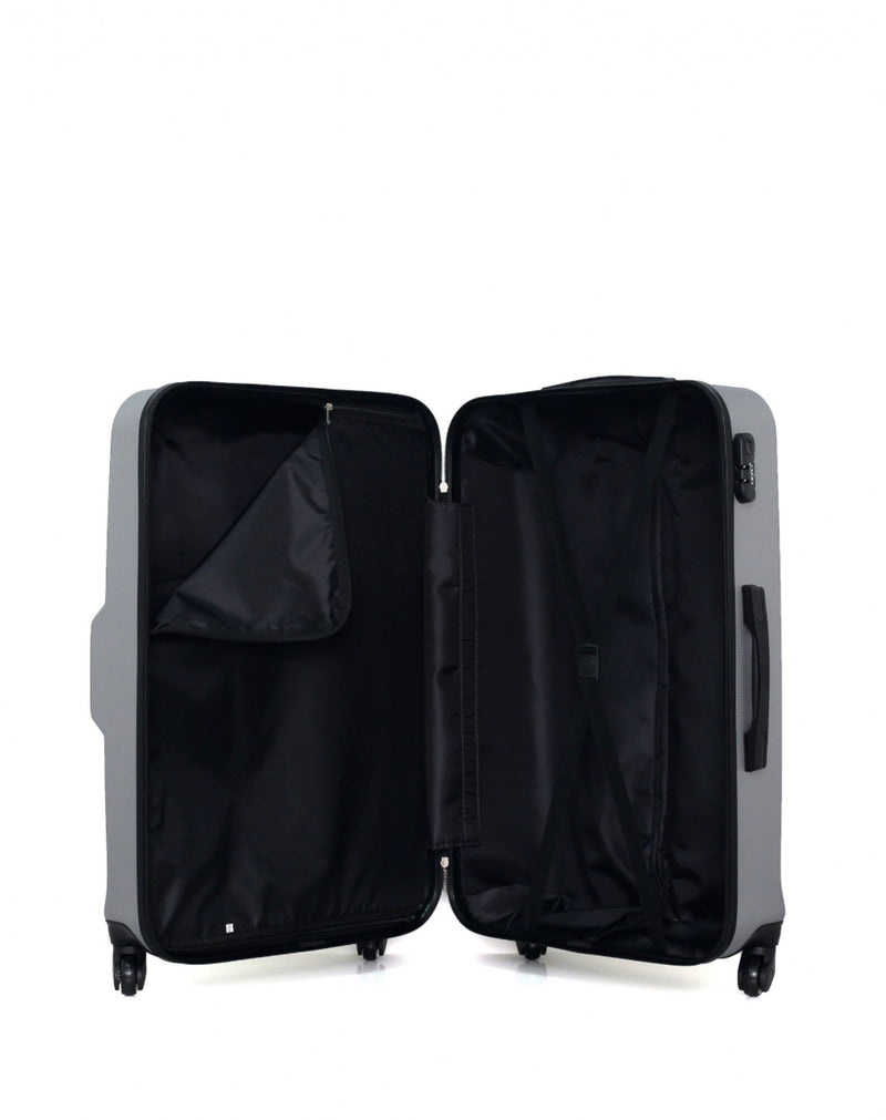 HERO - Valise Grand Format ABS VESUVIO  75 cm 4 Roues