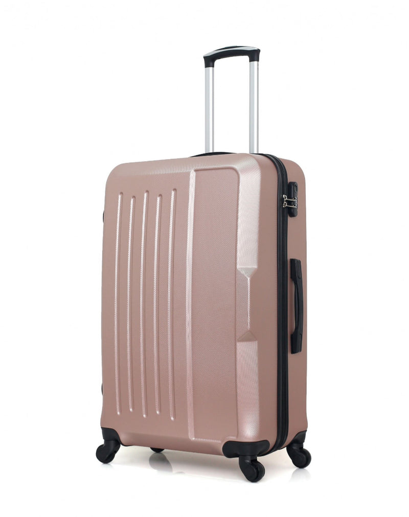 HERO - Valise Grand Format ABS VESUVIO  75 cm 4 Roues