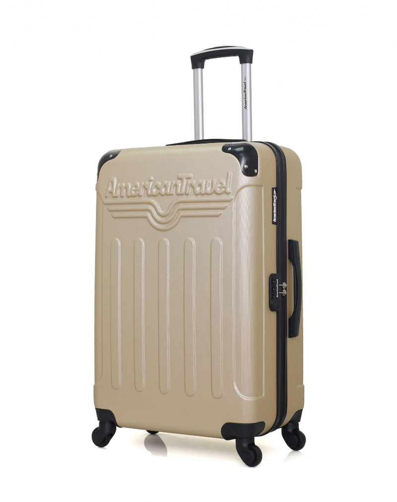 AMERICAN TRAVEL - VALISE GRAND FORMAT ABS HARLEM-A 4 ROUES 70 CM