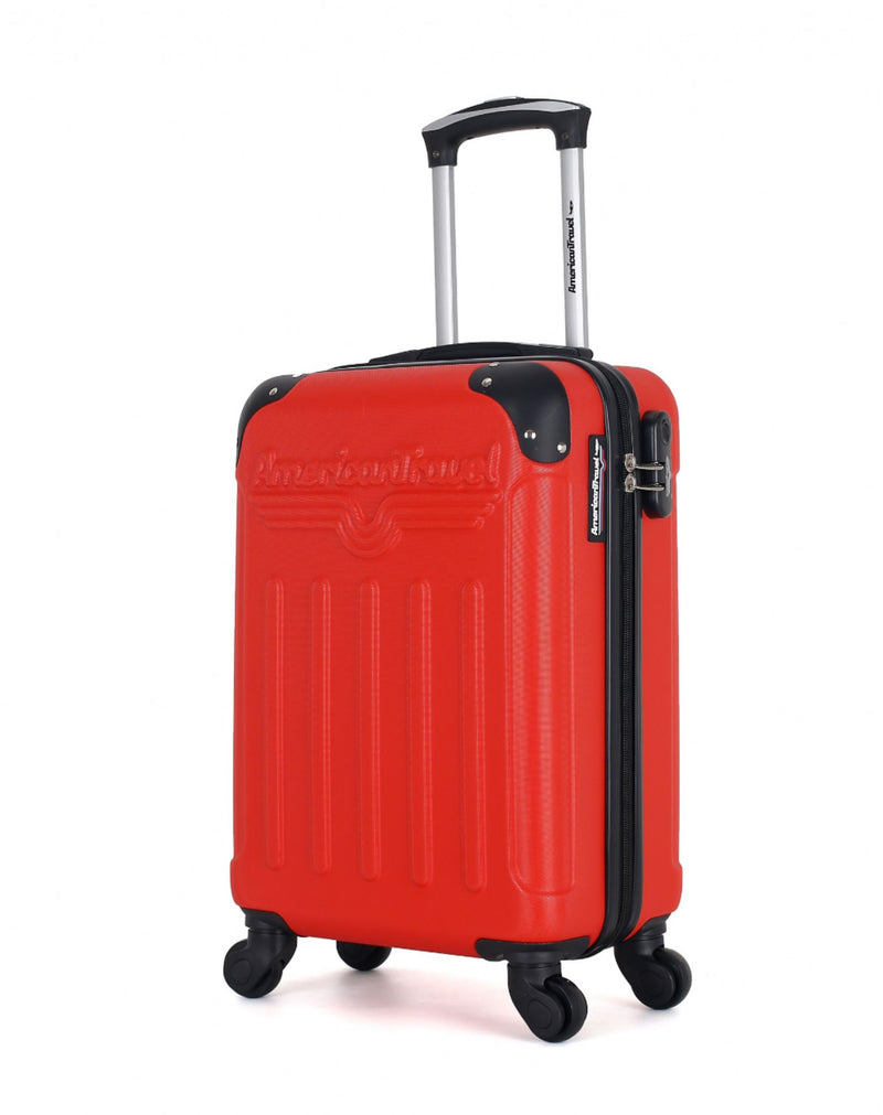 AMERICAN TRAVEL - VALISE CABINE ABS HARLEM-E 4 ROUES 50 CM