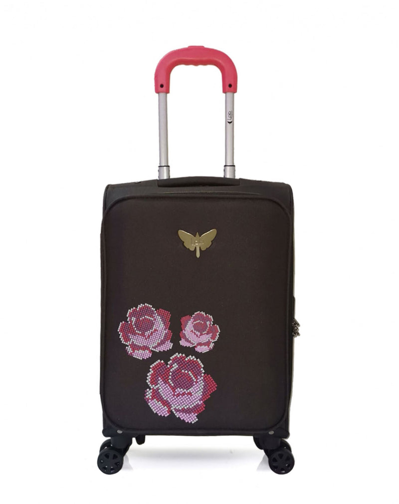 LPB - Valise Cabine POLYESTER JOANNA-E 4 Roues 50 cm