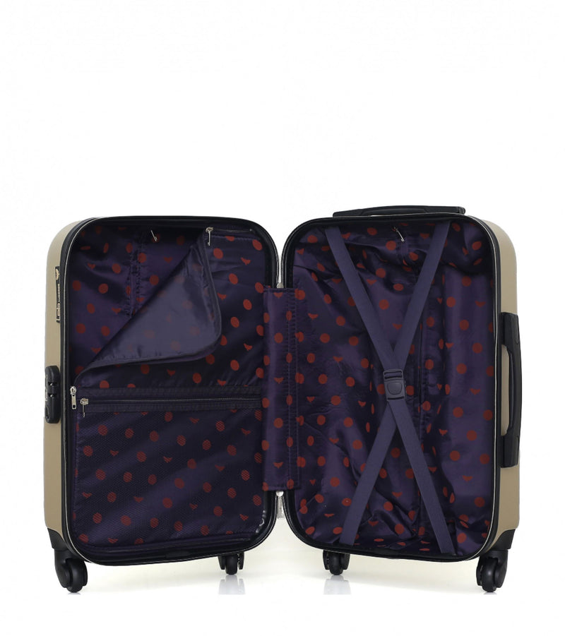 LPB - Valise Cabine ABS NAÏS 4 Roues 55 cm