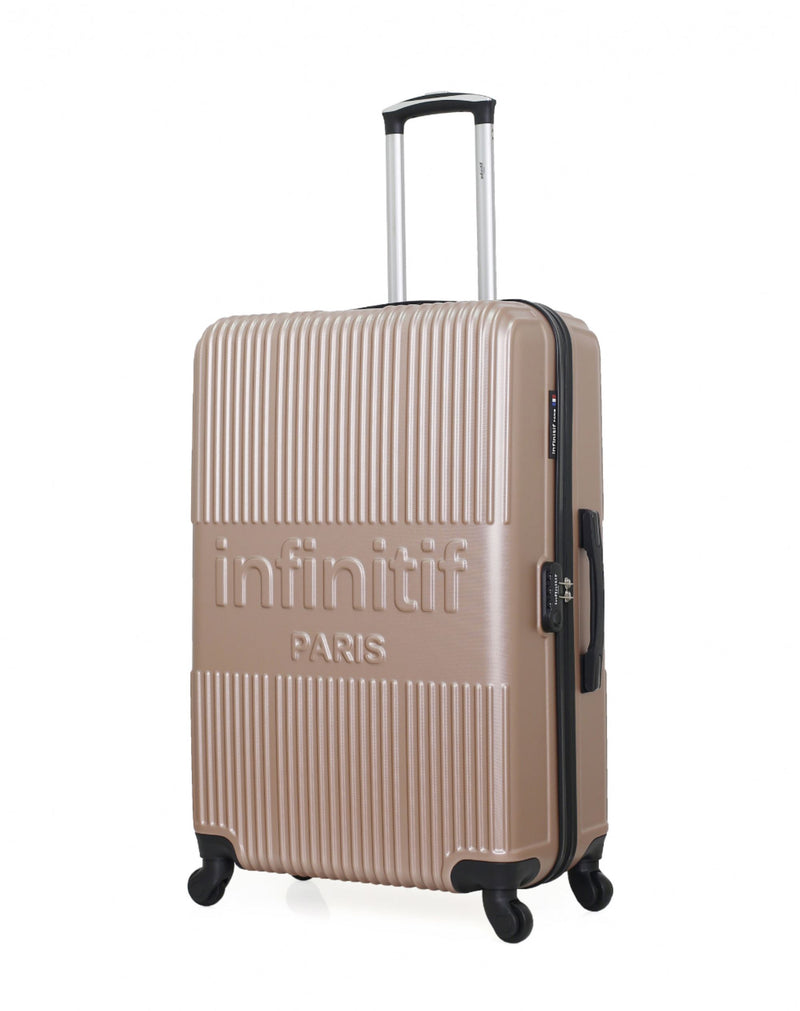 INFINITIF - VALISE GRAND FORMAT ABS UPPSALA 4 ROUES 75 CM