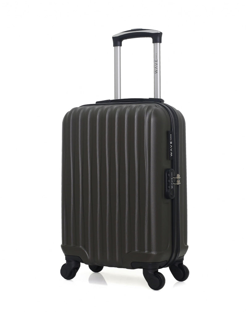 WAVE PARIS - Valise Cabine ABS VOLGA-E 4 Roues 50 cm