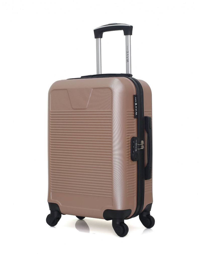 WAVE PARIS - Valise Cabine ABS SELENGA 4 Roues 55 cm