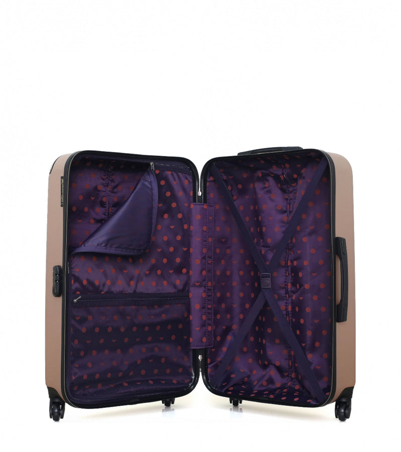 LPB - VALISE GRAND FORMAT ABS AMELIE-A 4 ROUES 70 CM