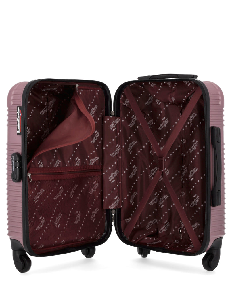 AMERICAN TRAVEL - Valise Cabine ABS MEMPHIS 4 Roues 55 cm