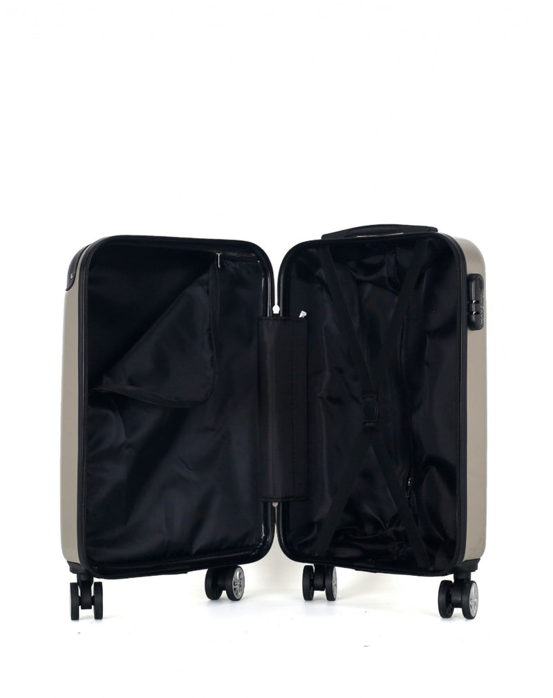 WAVE PARIS - Valise Cabine ABS/PC DENALI  4 Roues 55 cm