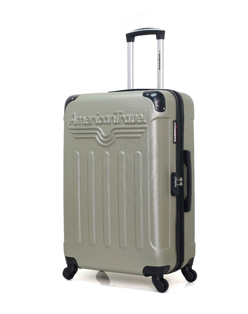 AMERICAN TRAVEL - VALISE GRAND FORMAT ABS HARLEM-A 4 ROUES 70 CM