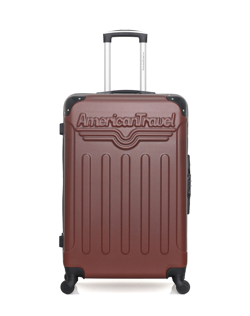 AMERICAN TRAVEL - VALISE GRAND FORMAT ABS HARLEM-A 4 ROUES 70 CM