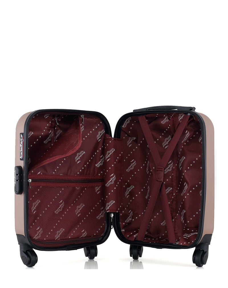 AMERICAN TRAVEL - Valise Cabine XXS ABS QUEENS 4 Roues 46 cm